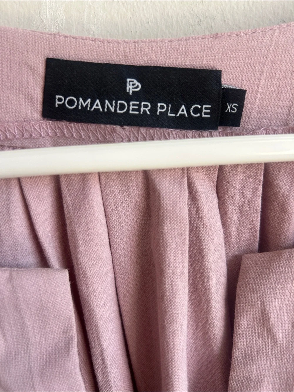Tuckernuck Pomander Place Finley Flutter Sleeve Mauve Pink Mini Dress Size XS